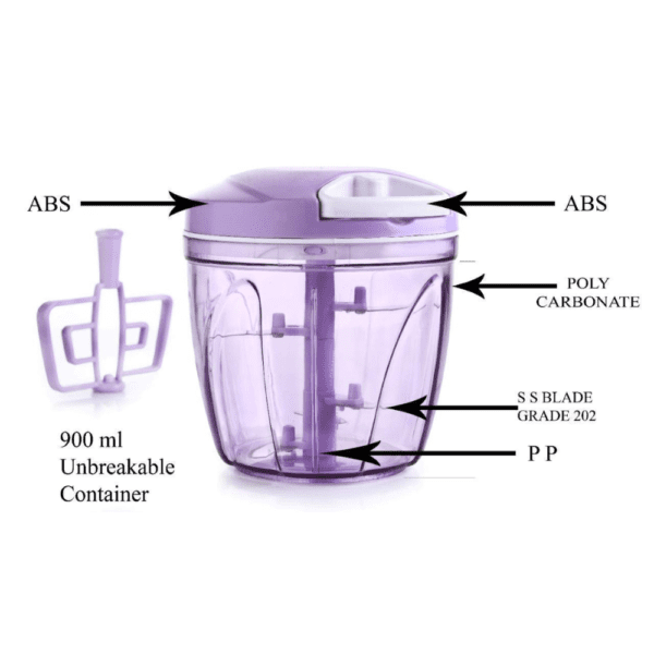 2 in 1 Jumbo Vegetable Chopper - Image 3