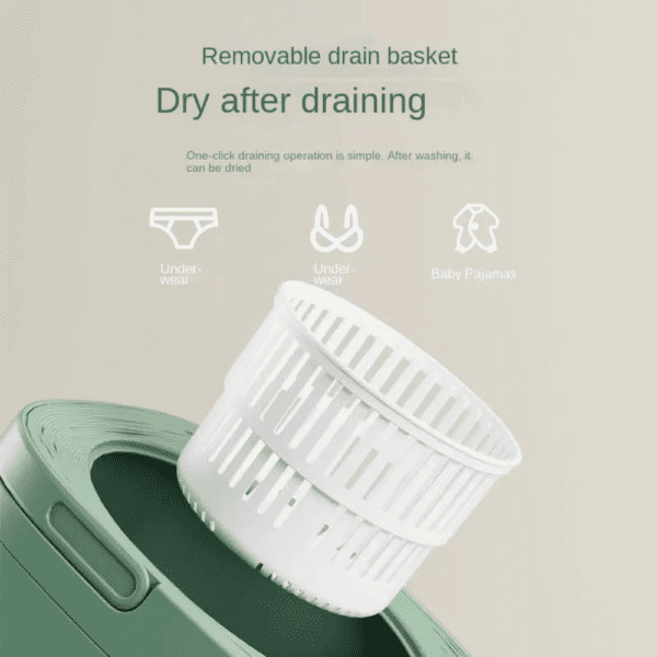 Portable Ultrasonic Mini Washing Machine - Image 3