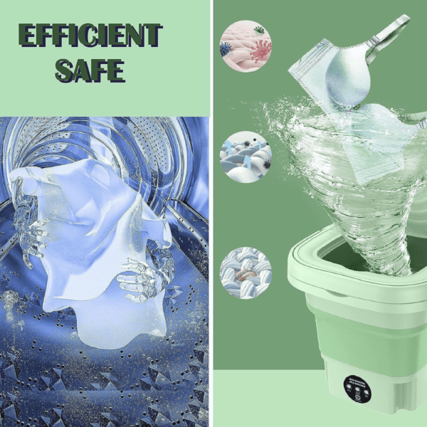 Portable Ultrasonic Mini Washing Machine - Image 7
